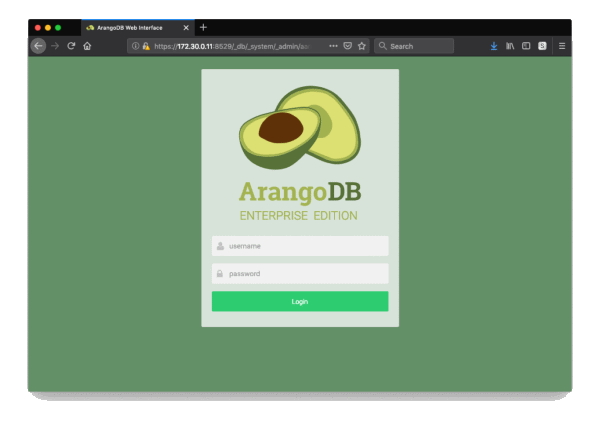 login web ui